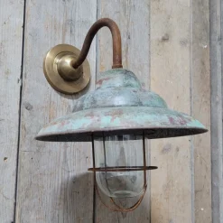 Outlet Pamono French Rusty Copper Outdoor Barn Lamp Light