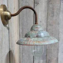 Outlet Pamono French Rusty Copper Outdoor Barn Lamp Light