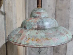Outlet Pamono French Rusty Copper Outdoor Barn Lamp Light
