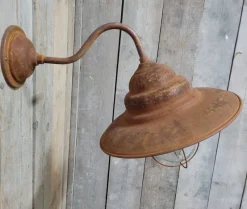 Pamono French Rusty Outdoor Barn Lamp Light><noscript><img width=