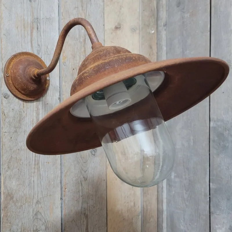 Pamono French Rusty Outdoor Barn Lamp Light> Garden Lighting