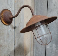 Pamono French Rusty Outdoor Barn Lamp Light><noscript><img width=