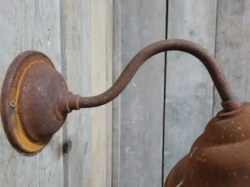 Pamono French Rusty Outdoor Barn Lamp Light> Garden Lighting