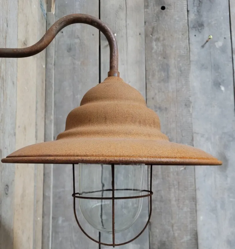 Pamono French Rusty Outdoor Barn Lamp Light> Garden Lighting