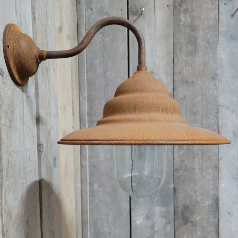 Pamono French Rusty Outdoor Barn Lamp Light> Garden Lighting