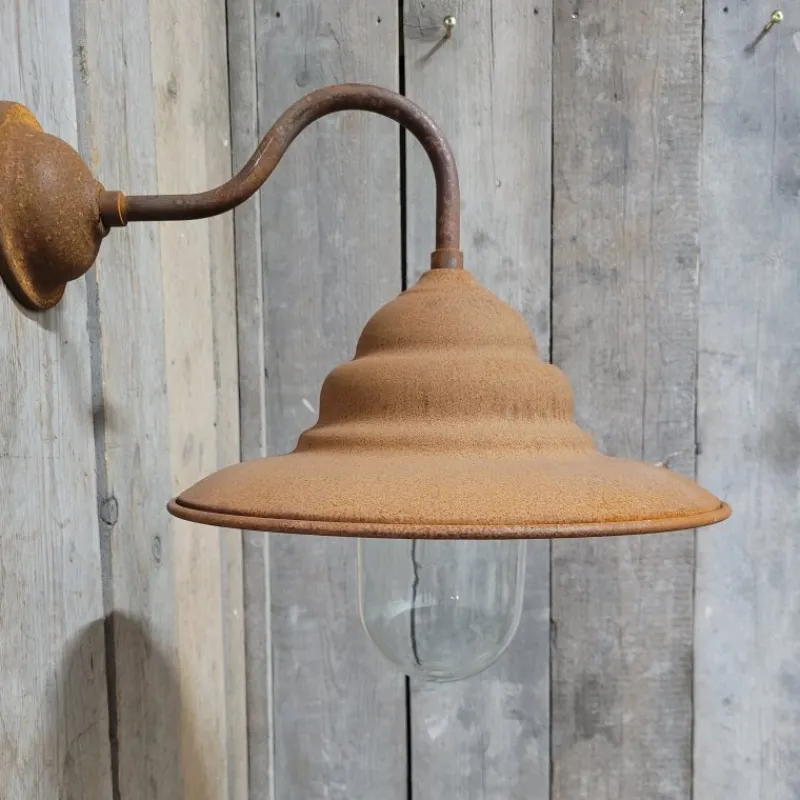 Pamono French Rusty Outdoor Barn Lamp Light> Garden Lighting