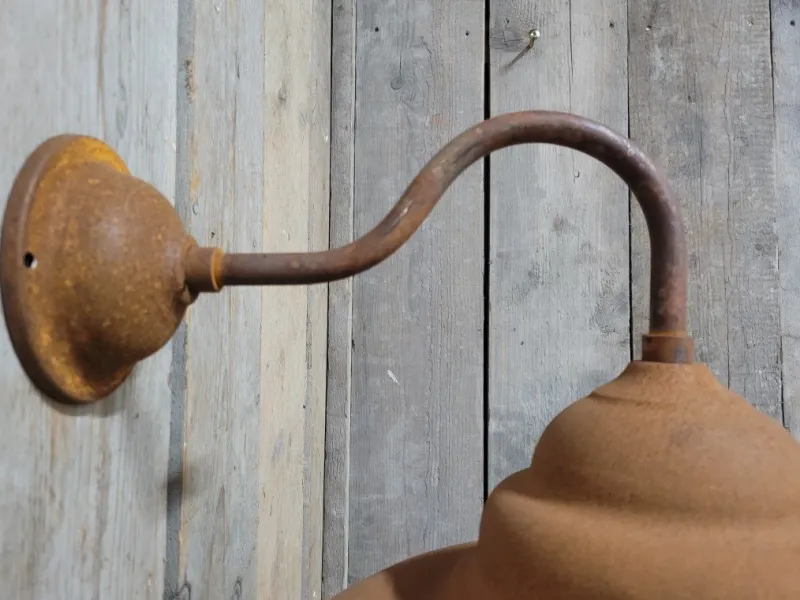 Pamono French Rusty Outdoor Barn Lamp Light> Garden Lighting