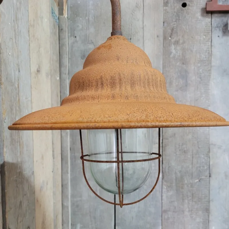 Pamono French Rusty Outdoor Barn Lamp Light> Garden Lighting