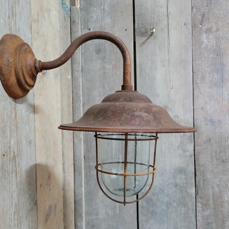 Pamono French Rusty Outdoor Barn Lamp Light> Garden Lighting