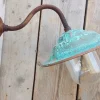 Pamono French Rusty Outdoor Copper Barn Lamp Light> Garden Lighting