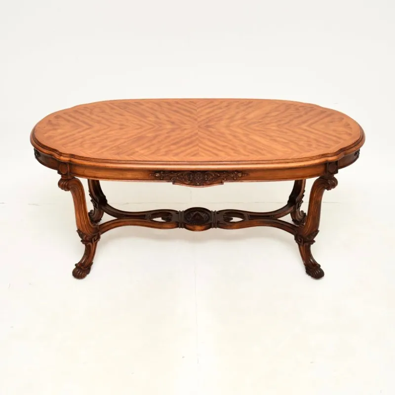 Pamono French Satinwood Coffee Table, 1920s> Coffee & Side Tables