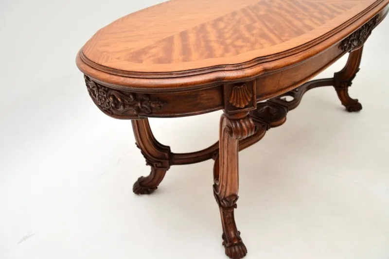 Pamono French Satinwood Coffee Table, 1920s> Coffee & Side Tables