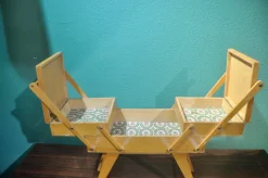 Pamono French Sewing Box with Removable Legs, 1960s