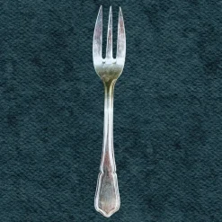 Pamono French Silver Plated Fish Cultery Filets Pattern by Sfam Lorfèvrerie De Chambly, 1920, Set of 12><noscript><img width=