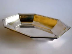 Pamono French Silver Tray from Christofle Fleuron, 1950s> Trays