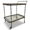 Pamono French Silvered Drinks Trolley, 1960s> Serving Bar Carts & Trolleys