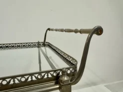 Pamono French Silvered Drinks Trolley, 1960s><noscript><img width=