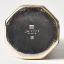 Pamono French Silver-Plated Salt and Pepper Shakers from Christofle, 1970s, Set of 2><noscript><img width=