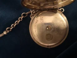 Online Pamono French Sterling Silver Pocket Watch with Chain