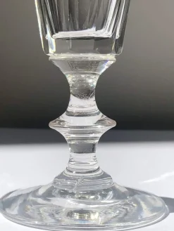 Pamono French 19th Century Crystal Champagne Flutes attributed to Baccarat, 1890s> Glassware