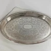 Pamono French Tray in Silver from Christofle Fleuron> Cutlery & Serving Utensils