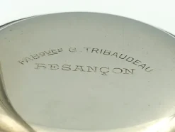 Pamono French Tribaudeau Besançon Pocket Watch in Nickel Silver Case, 1900s><noscript><img width=