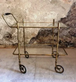Pamono French Trolley in the style of Maison Bagués> Serving Bar Carts & Trolleys