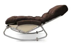 Pamono French Tubular Rocking Chair with Chrome Frame from Lama, 1970s><noscript><img width=