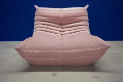 Online Pamono French Velvet Living Room Set by Michel Ducaroy for Ligne Roset, 1970s, Set of 3