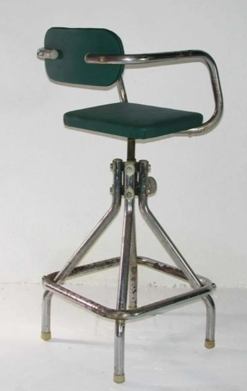 Pamono French Vintage Industrial Design Hairdressers Kids Chair, 1940> Children's Chairs