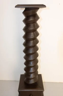 Pamono French Wine Press Screw Pedestal, 19th Century><noscript><img width=