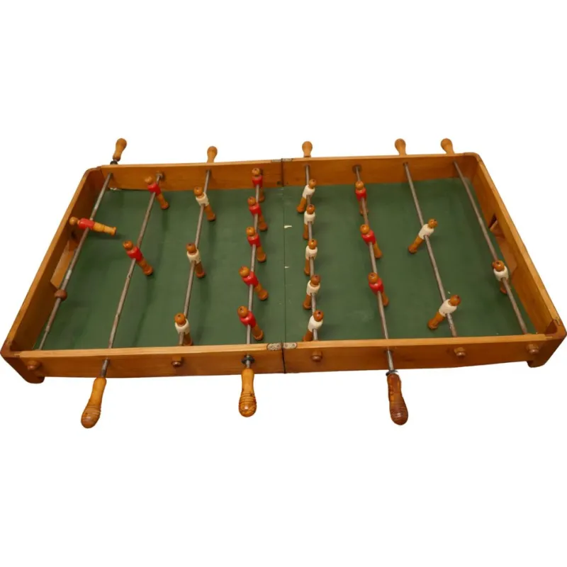 Discount Pamono French Wooden Table Top Football Game, 1930