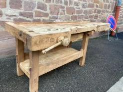 Pamono French Workshop Table, 1890s> Worktables & Workbenches