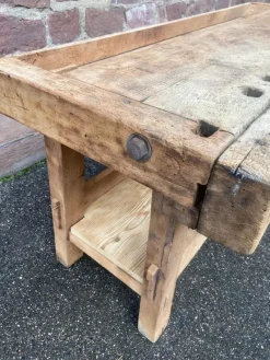 Pamono French Workshop Table, 1890s><noscript><img width=