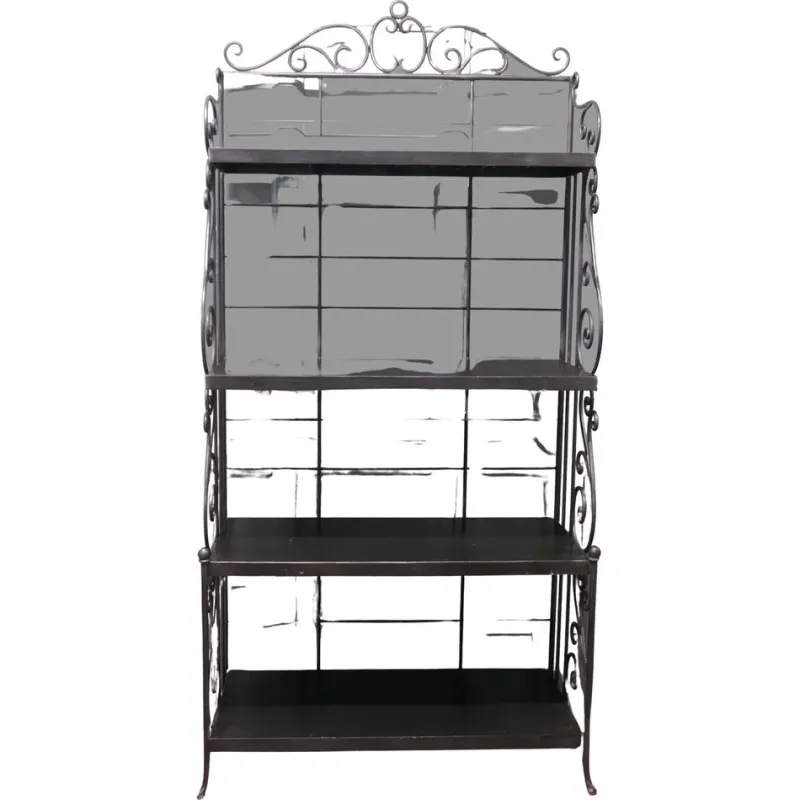 Clearance Pamono French Wrought Iron Baker's Shop Stand, 1960s