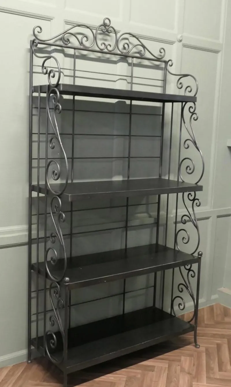 Clearance Pamono French Wrought Iron Baker's Shop Stand, 1960s