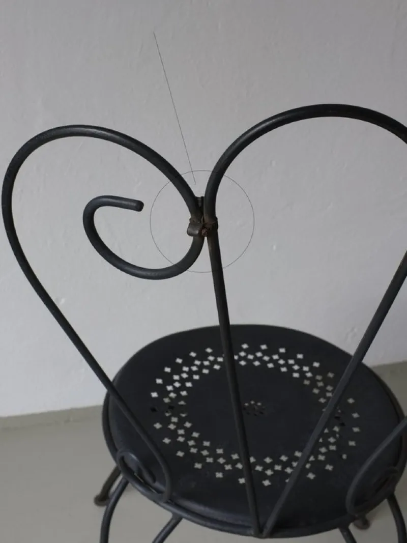 Pamono French Wrought Iron Garden Dining Set, 1950s, Set of 5> Garden Seating