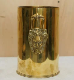 Pamono French WWI Artillery Cannon Shell Ice Champaign Bucket from St. Chamond, 1915><noscript><img width=