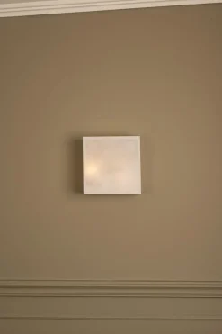 Pamono Frene White Alabaster Wall Sconce by Simone & Marcel><noscript><img width=