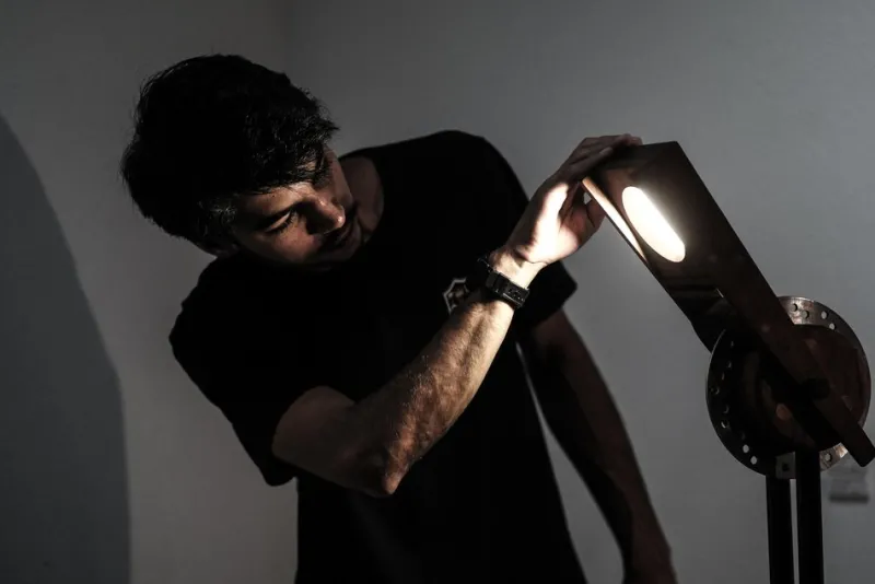 Pamono Freno Floor Lamp by Caio Superchi> Floor Lamps