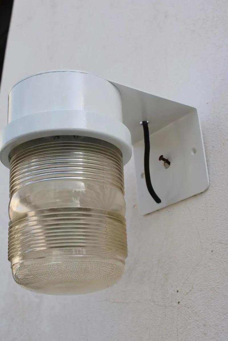 Clearance Pamono Fresnel Outdoor Lamp from Oluce, 1960