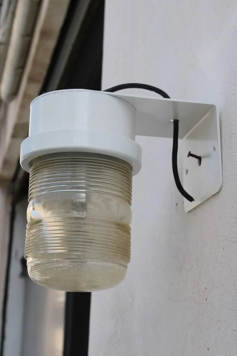 Clearance Pamono Fresnel Outdoor Lamp from Oluce, 1960