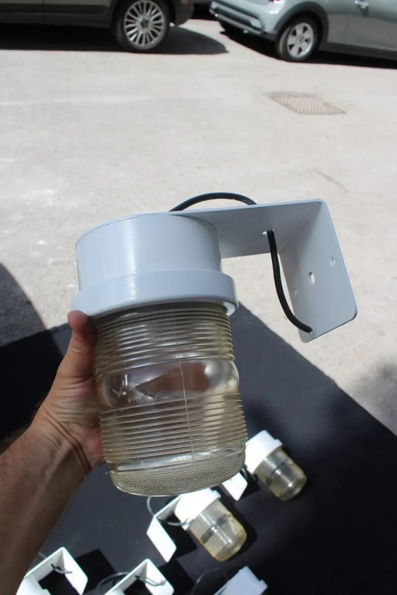 Clearance Pamono Fresnel Outdoor Lamp from Oluce, 1960