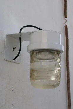 Clearance Pamono Fresnel Outdoor Lamp from Oluce, 1960