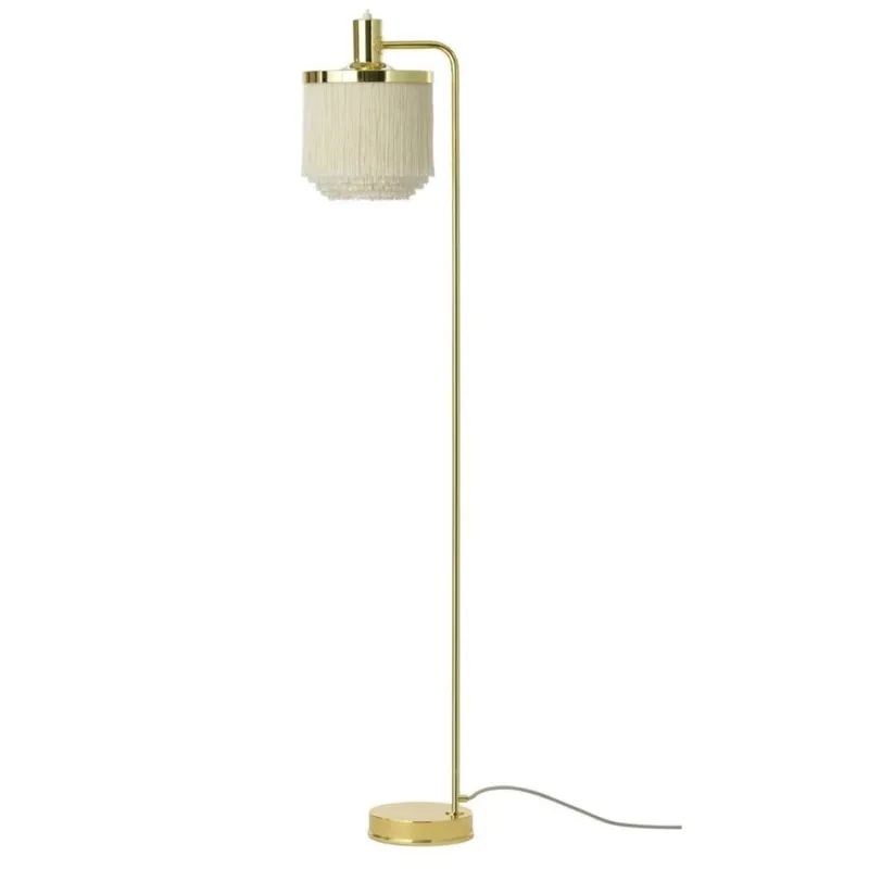 Outlet Pamono Fringe Cream White Floor Lamp by Warm Nordic