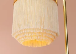 Outlet Pamono Fringe Cream White Floor Lamp by Warm Nordic