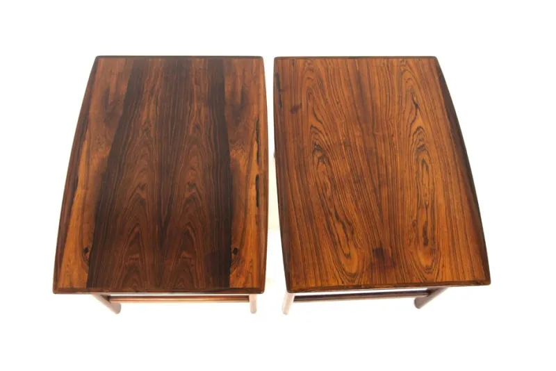 Hot Pamono Frisco Rosewood Bedside Tables by Folke Ohlsson for Tingströms, 1960s, Set of 2