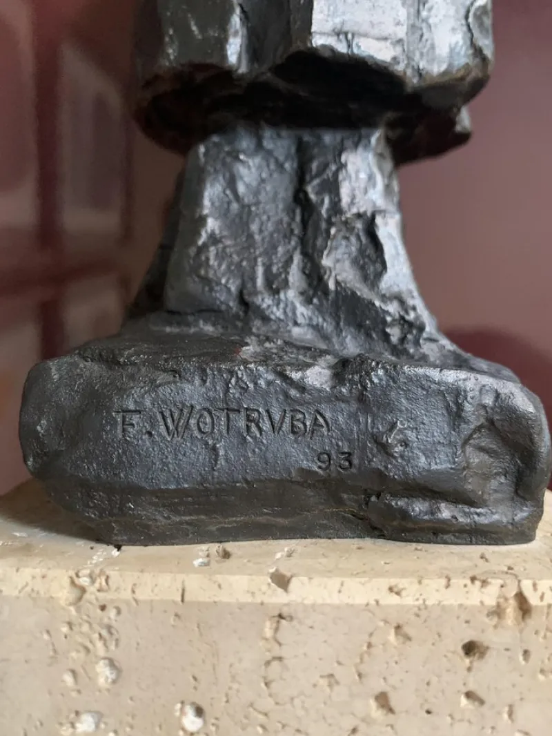 Pamono Fritz Wotruba, Kopf, Bronze Sculpture, 1958> Abstraction|Mid-Century
