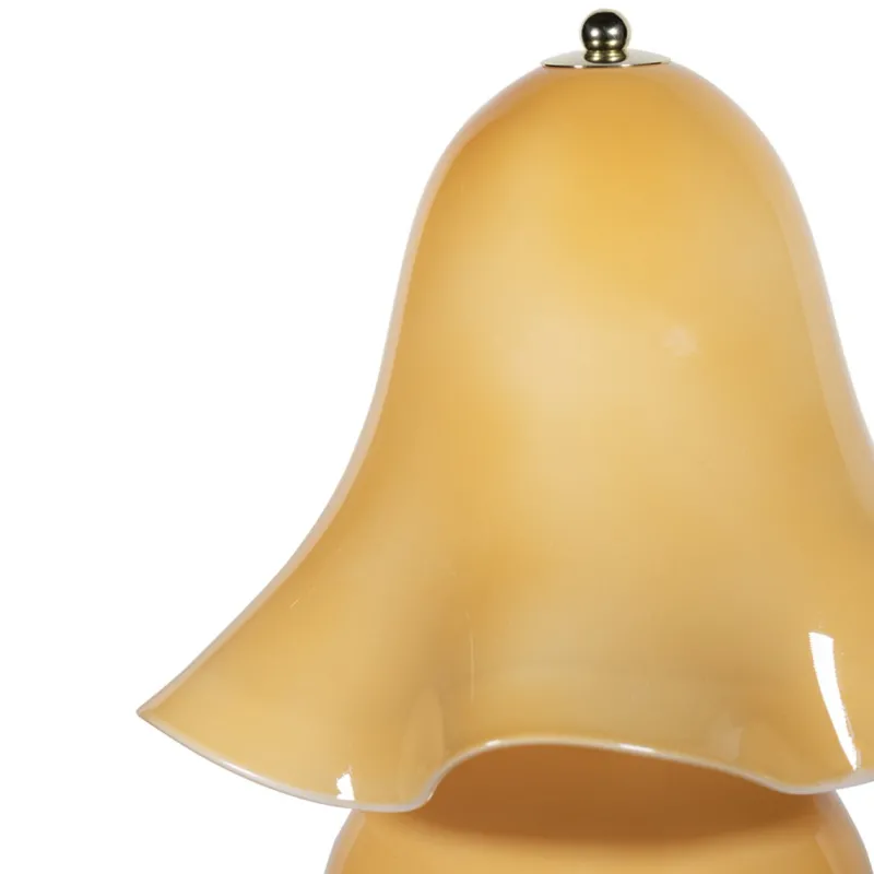 Pamono Frou Frou Table Lamp in Amber Murano Glass by Bottega Veneziana> Table Lamps