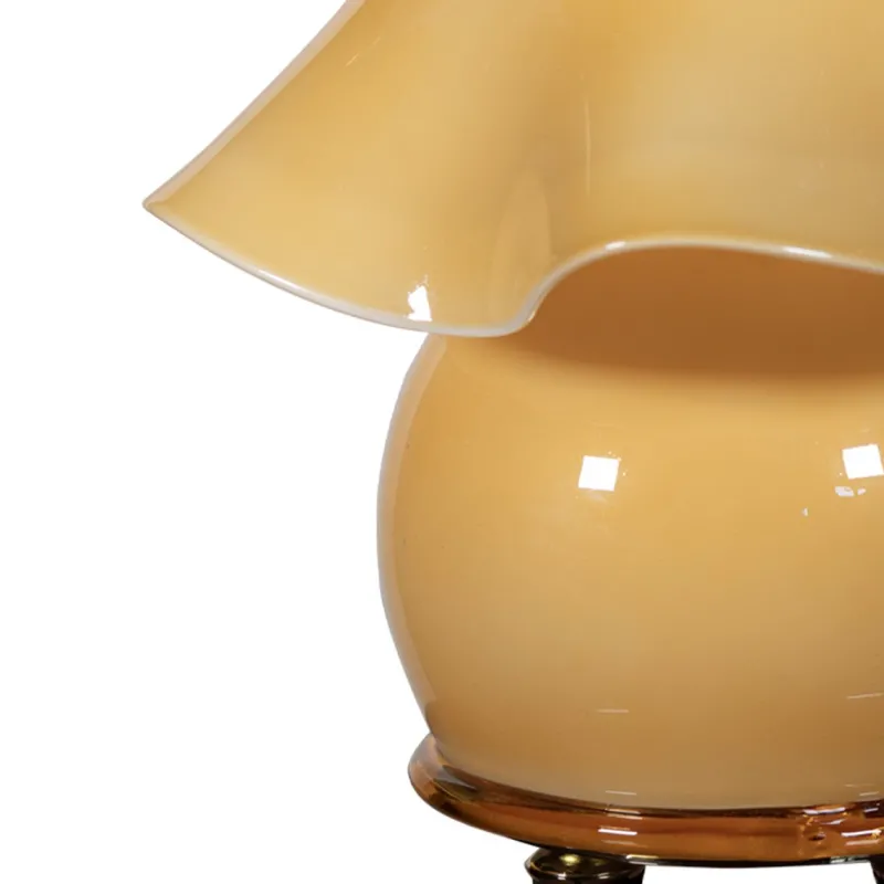 Pamono Frou Frou Table Lamp in Amber Murano Glass by Bottega Veneziana> Table Lamps